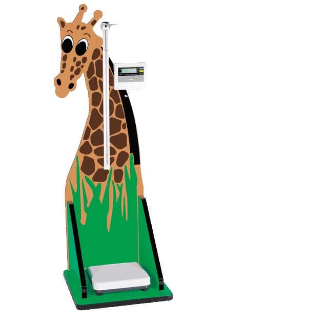 Goodtime Medical Giraffe Infant Patient Scale with Stadiometer, 440 lb Capacity - Scale Giraffe w/ Stadiometer - Image 1