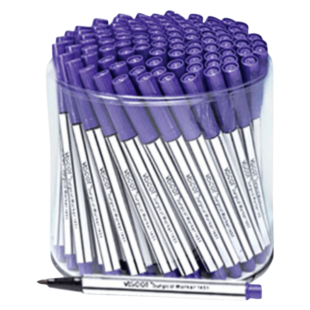 Viscot Medical Skin Marker, Fine/Regular Tip, Purple, Non-Sterile thumbnail 2