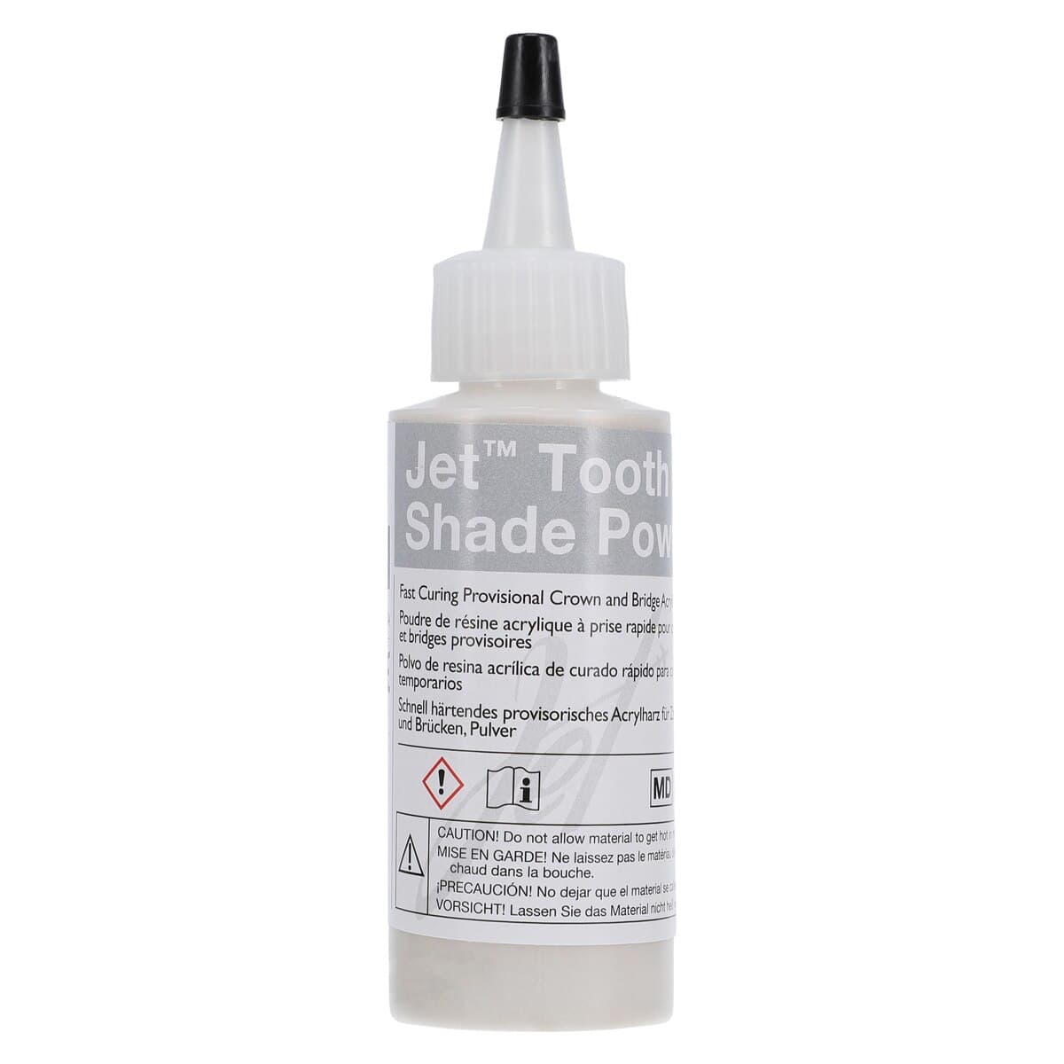 Jet Tooth Shade Acrylic Powder, Shade C3, 2 oz (1410-C3) thumbnail 2