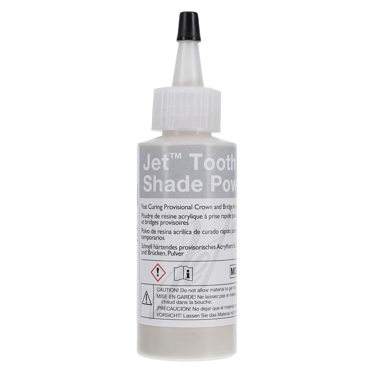 Jet Tooth Shade Self-Curing Acrylic Resin Powder, Shade C4, 2 oz (45 g) Bottle, 1/Pk, 1410-C4 thumbnail 2