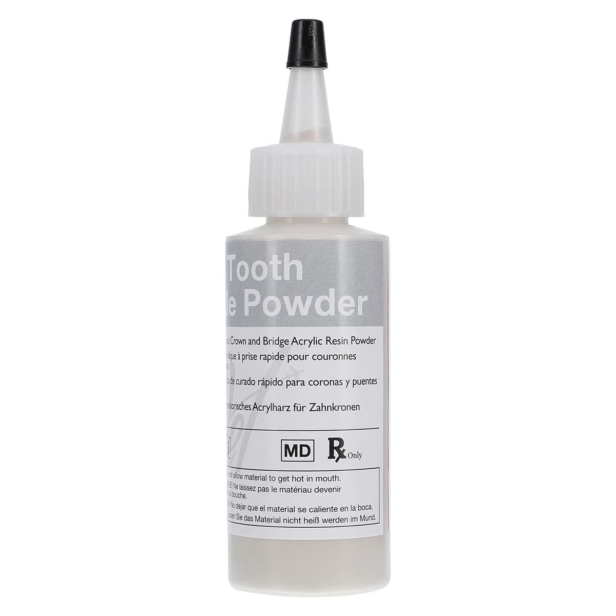 Jet Tooth Shade Self-Curing Acrylic Resin Powder, Shade C4, 2 oz (45 g) Bottle, 1/Pk, 1410-C4 thumbnail 3