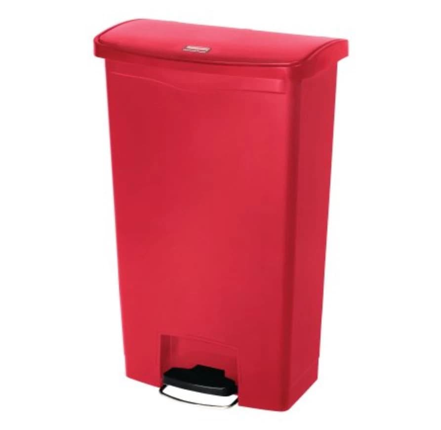 Rubbermaid Commercial Streamline Resin Step-On Container, 18 Gallon, Slim Jim, 01KEZKNKAF7EG6GWXPE610AAPW - Rubbermaid Commercial Streamline Resin Step-On Container - Image 1
