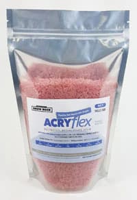 AcryFlex Semi-Flexible Denture Resin, #7 Live Pink, 2.2 lb (1 kg) Bag - #7 Live Pink AcryFlex 2.2lb Bag - Image 1