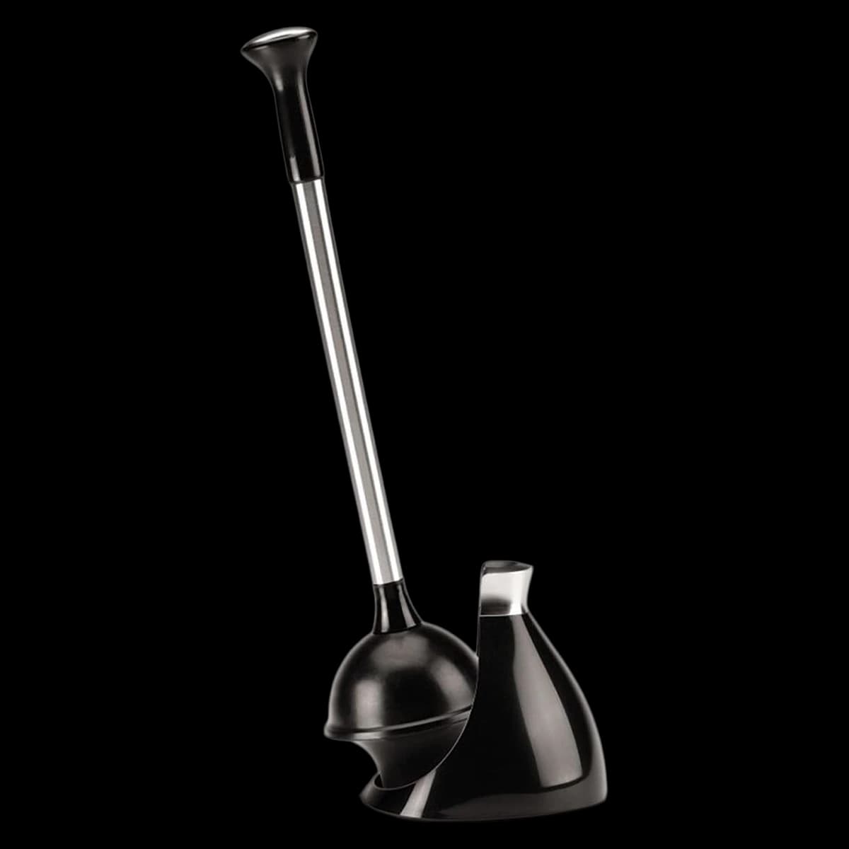Simplehuman Plunger with Stand, Black, Each - Plunger Simplehuman w/ Stand - Image 1