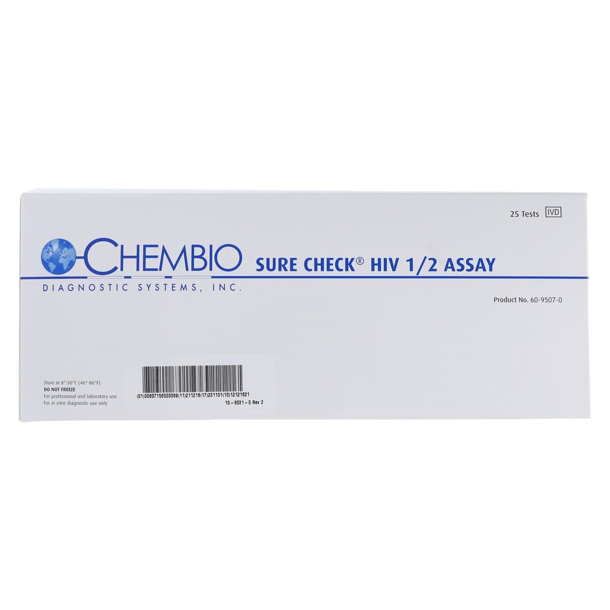Sure Check HIV 1/2 Rapid Test Kit, CLIA Waived, 25 Tests per Kit thumbnail 9
