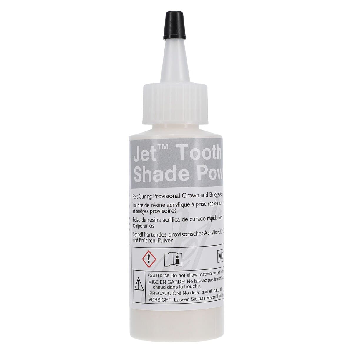 Jet Tooth Shade Acrylic Powder, Shade D3, Self-Cure, 2 oz Refill thumbnail 2