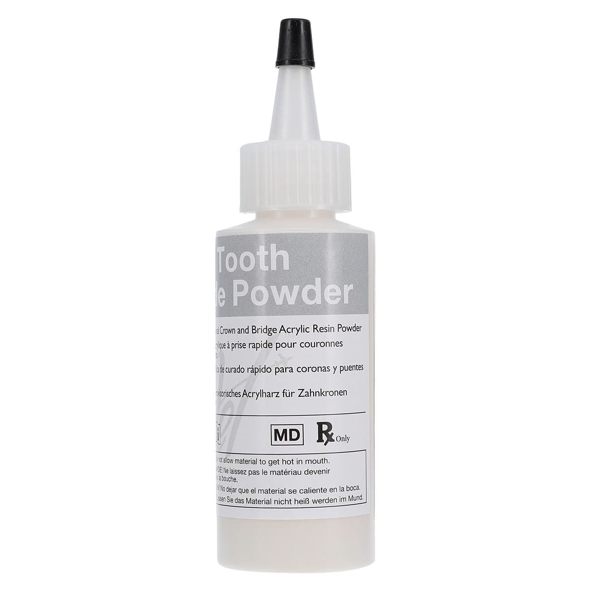 Jet Tooth Shade Acrylic Powder, Shade D3, Self-Cure, 2 oz Refill thumbnail 3