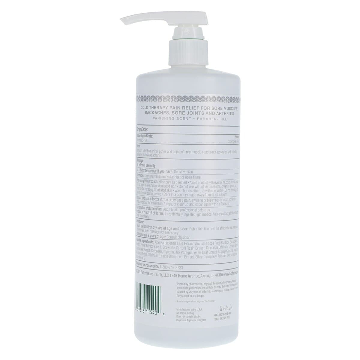 Biofreeze Green Gel Pump, 32 oz Bottle thumbnail 2