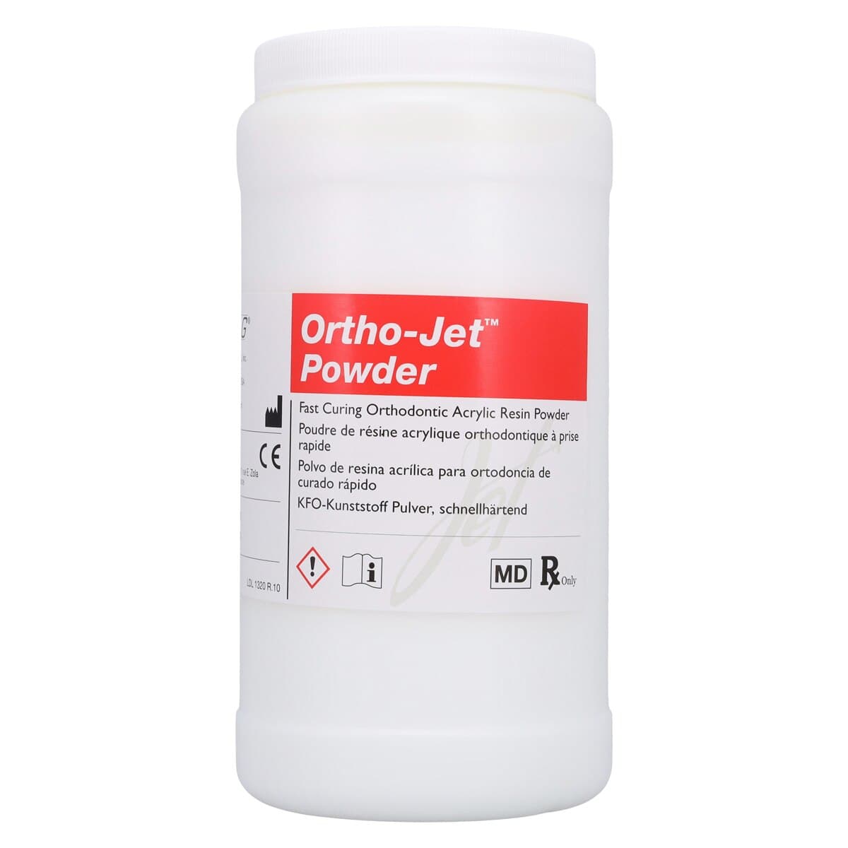 Lang Dental Ortho-Jet Self-Curing Acrylic Resin Powder, Clear, 454 g (1 lb) Bottle, 1330-CLR thumbnail 3