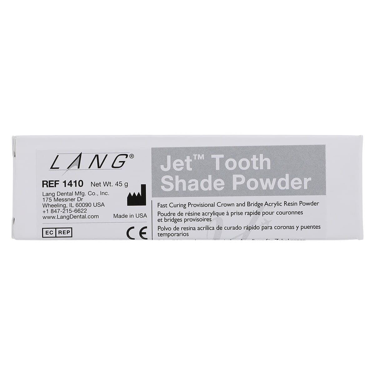 Jet Tooth Shade Acrylic Powder, Shade A3, Self-Cure, 2 oz Refill thumbnail 5