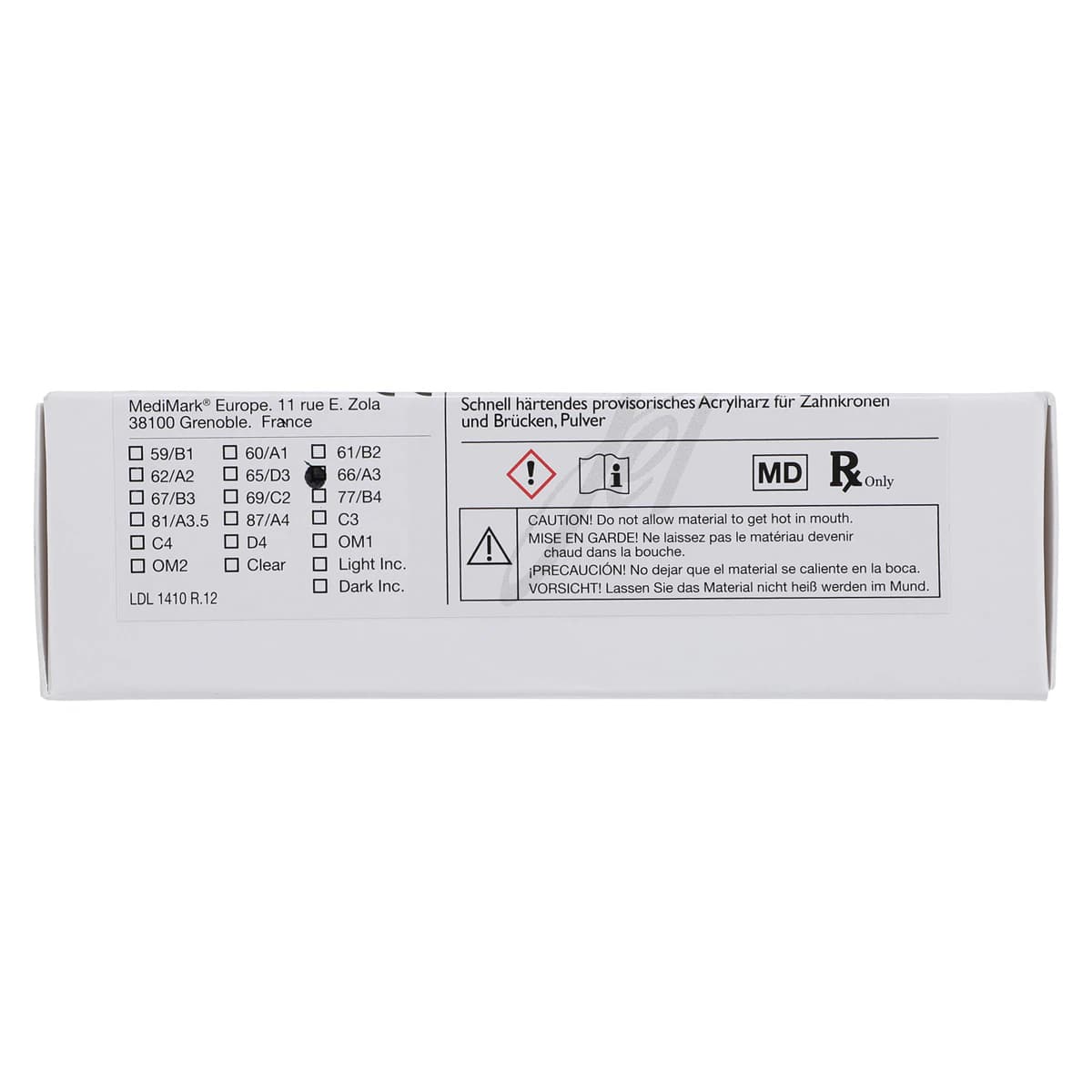 Jet Tooth Shade Acrylic Powder, Shade A3, Self-Cure, 2 oz Refill thumbnail 6