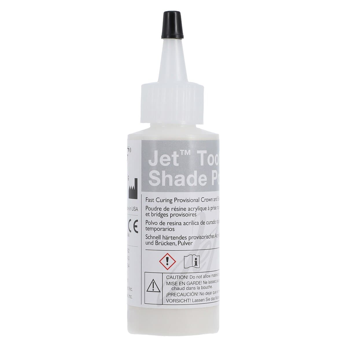 Jet Tooth Shade Acrylic Powder, Shade B3, Self-Cure, 2 oz Refill thumbnail 2