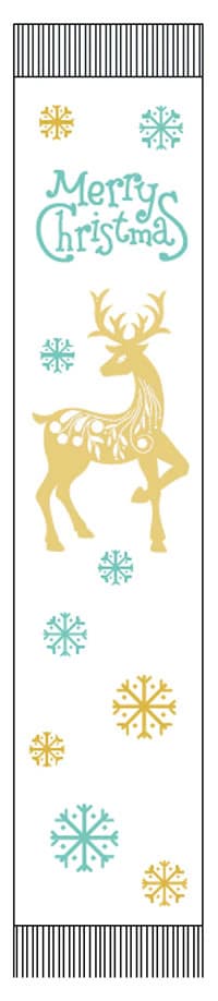 Med Sleeve Christmas Deer Adult Unisex Compression Sleeve, One Size, Nylon/Spandex, 1/Pair - Med Sleeve Christmas Deer - Image 1