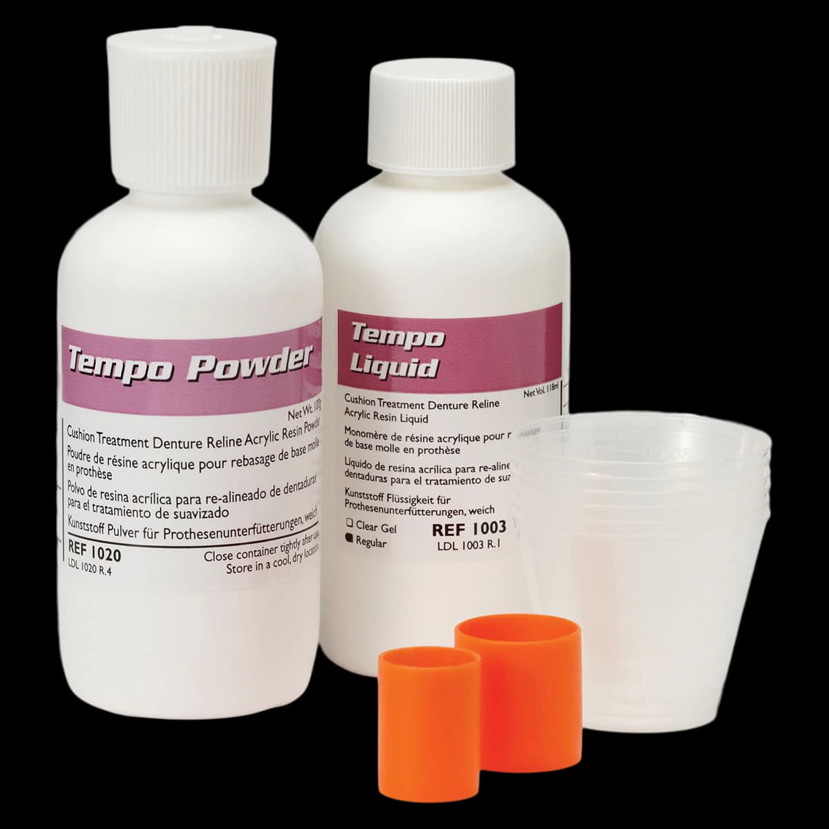 Tempo Reline Professional Package, P/L Clear, 1/Pk (100 g Powder + 118 ml Liquid) - Tempo Reline Professional Package P/L Clear - Image 1
