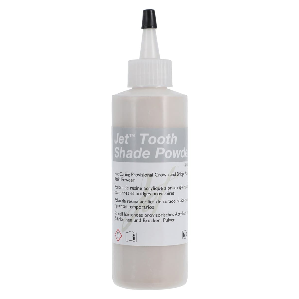 Jet™ Tooth Shade Acrylic Powder #C4, 4 oz, Self-Cure, Powder Only, 01KEZKNHYD59RAZ2R20FG47A46 thumbnail 2