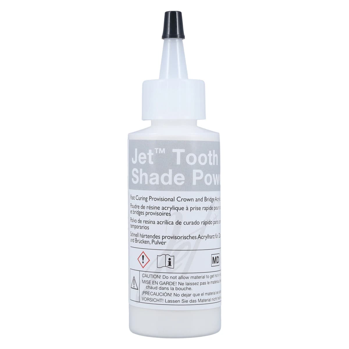 Jet Tooth Shade Acrylic Powder, Shade B1, Self-Cure, 2 oz Refill thumbnail 3