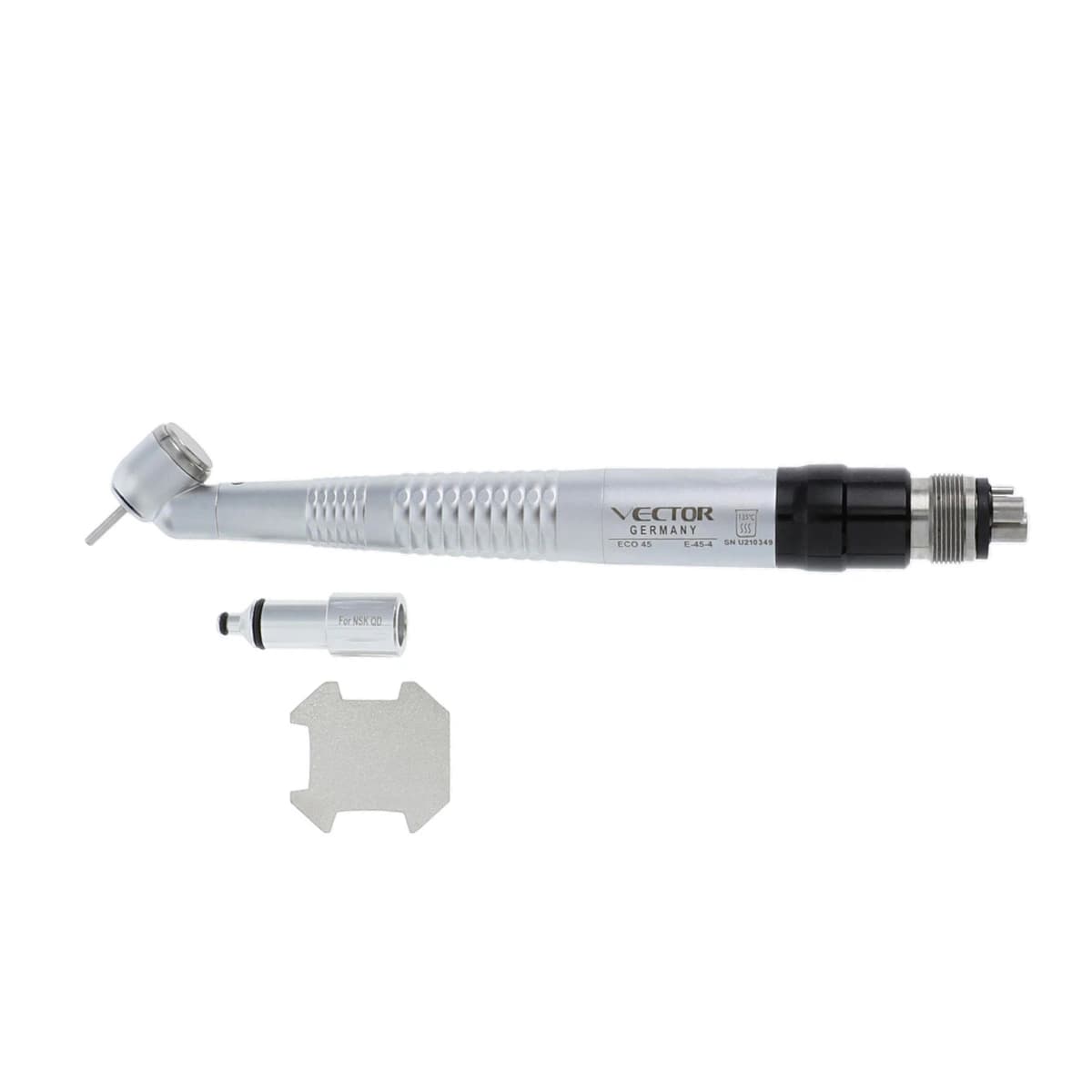 Vector ECO 45 Degree Highspeed Access Handpiece, 4-Hole QD, Non-Optic, E-45-4 - ECO 45 Degree Highspeed Access (w 4 hole QD), E-45-4 - Image 1