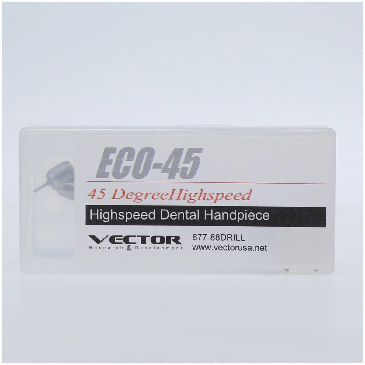 Vector ECO 45 Degree Highspeed Access Handpiece, 4-Hole QD, Non-Optic, E-45-4 thumbnail 2
