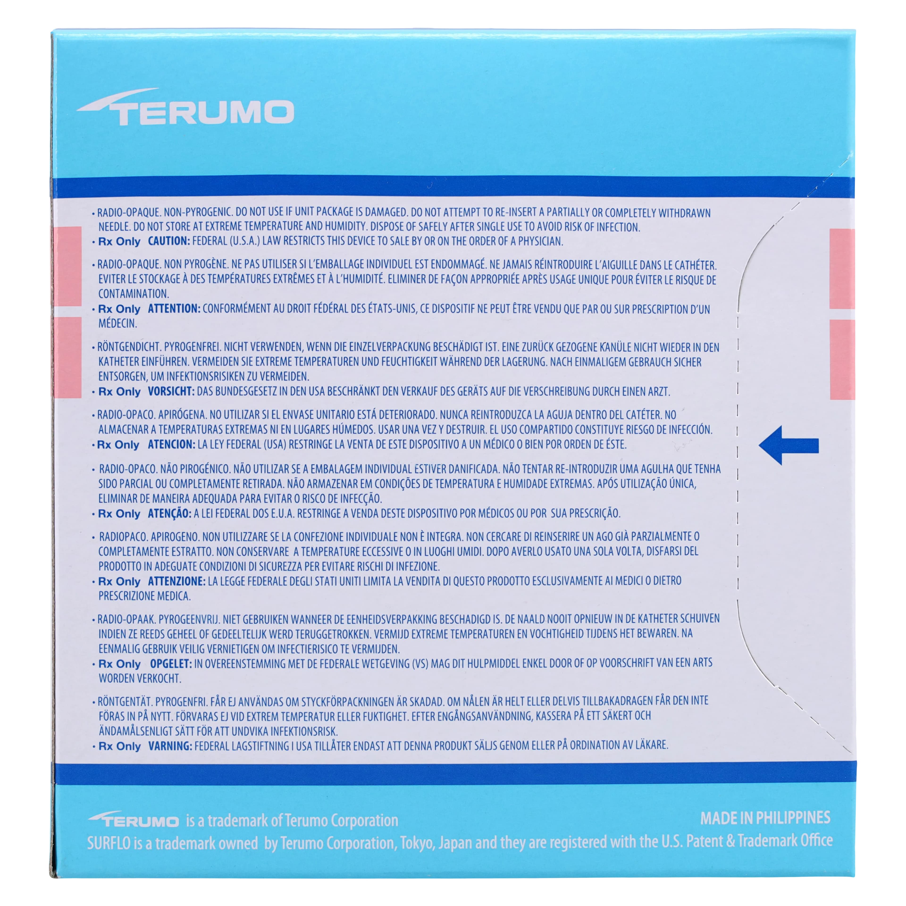 Terumo Surflo IV Catheter, 20 Gauge, 1-1/4", Double-Bevel ETFE, Sterile, Latex-Free, Pink, 50/Box thumbnail 3