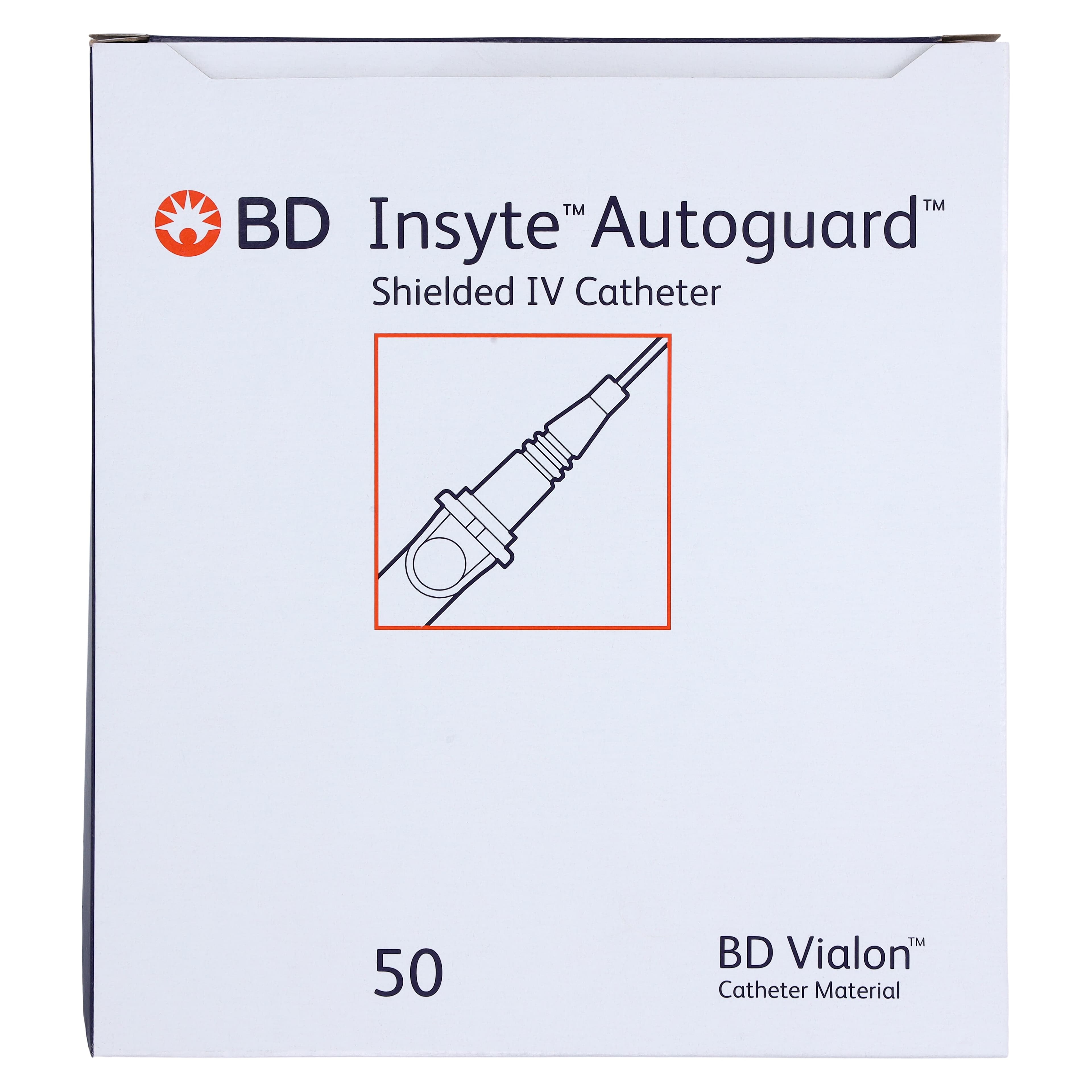 BD Insyte Autoguard Shielded IV Catheter, 24G x 3/4", Yellow, 50/Box, 4 Boxes/Case, 381412 thumbnail 8