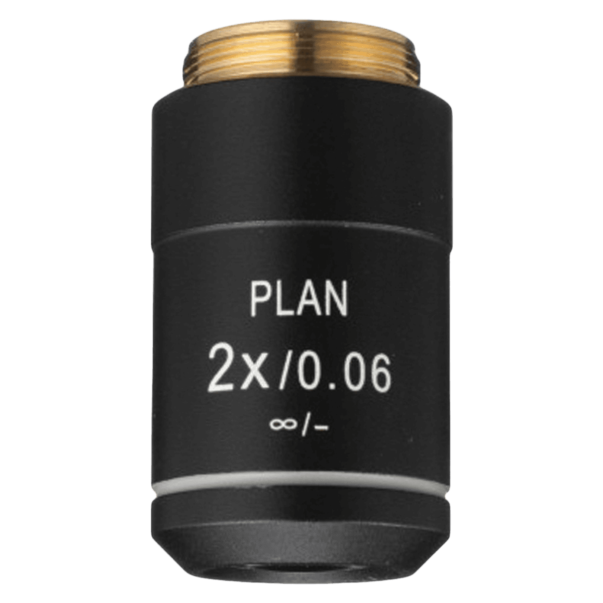 Accu-Scope 2X Infinity Plan Achromatic Objective Lens, N.A. 0.06, for 3000-LED/EXC-350 Microscopes - 2X Infinty Plan Objective - Image 1