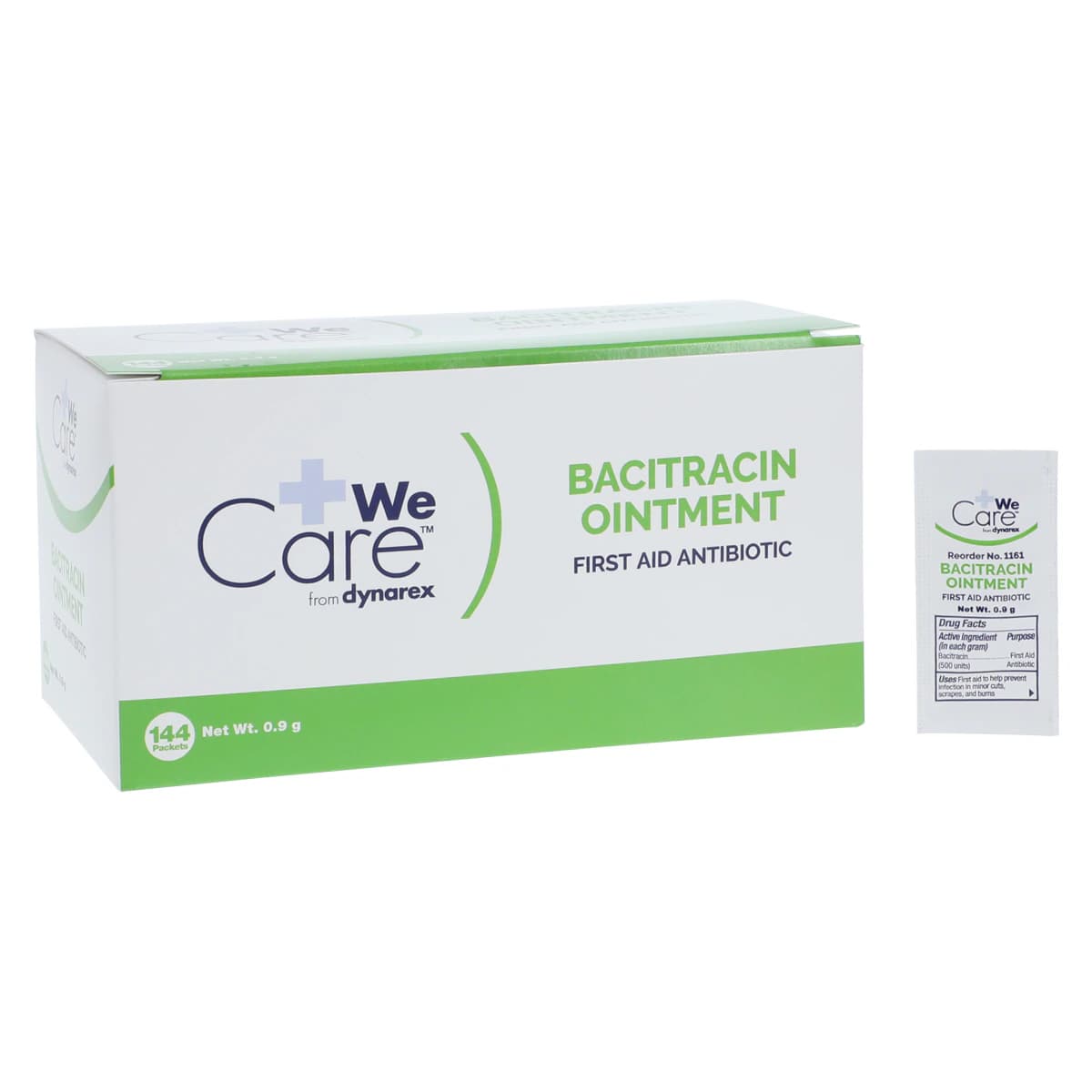 Dynarex Bacitracin Ointment, 0.9g, 144/Box thumbnail 2