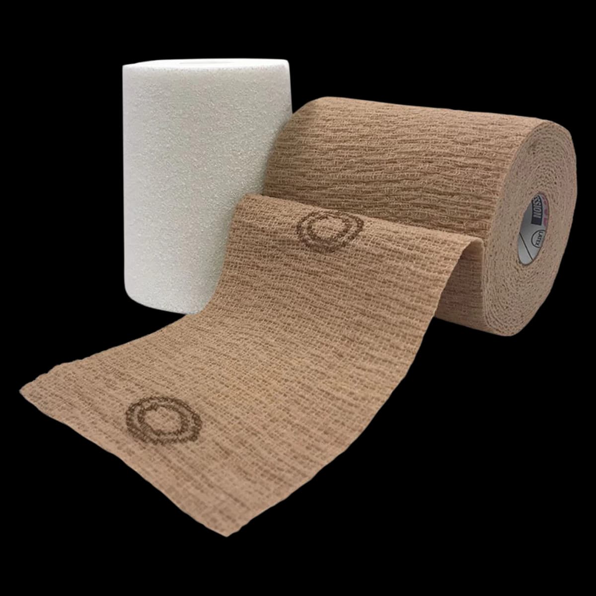 CoFlex TLC Zinc Lite Compression Bandage, Elastic/Foam, 3" x 6 yd, Tan/White, Non-Sterile, 8/Case - Kit Cmprs CoFlex TLC Zinc Lite - Image 1