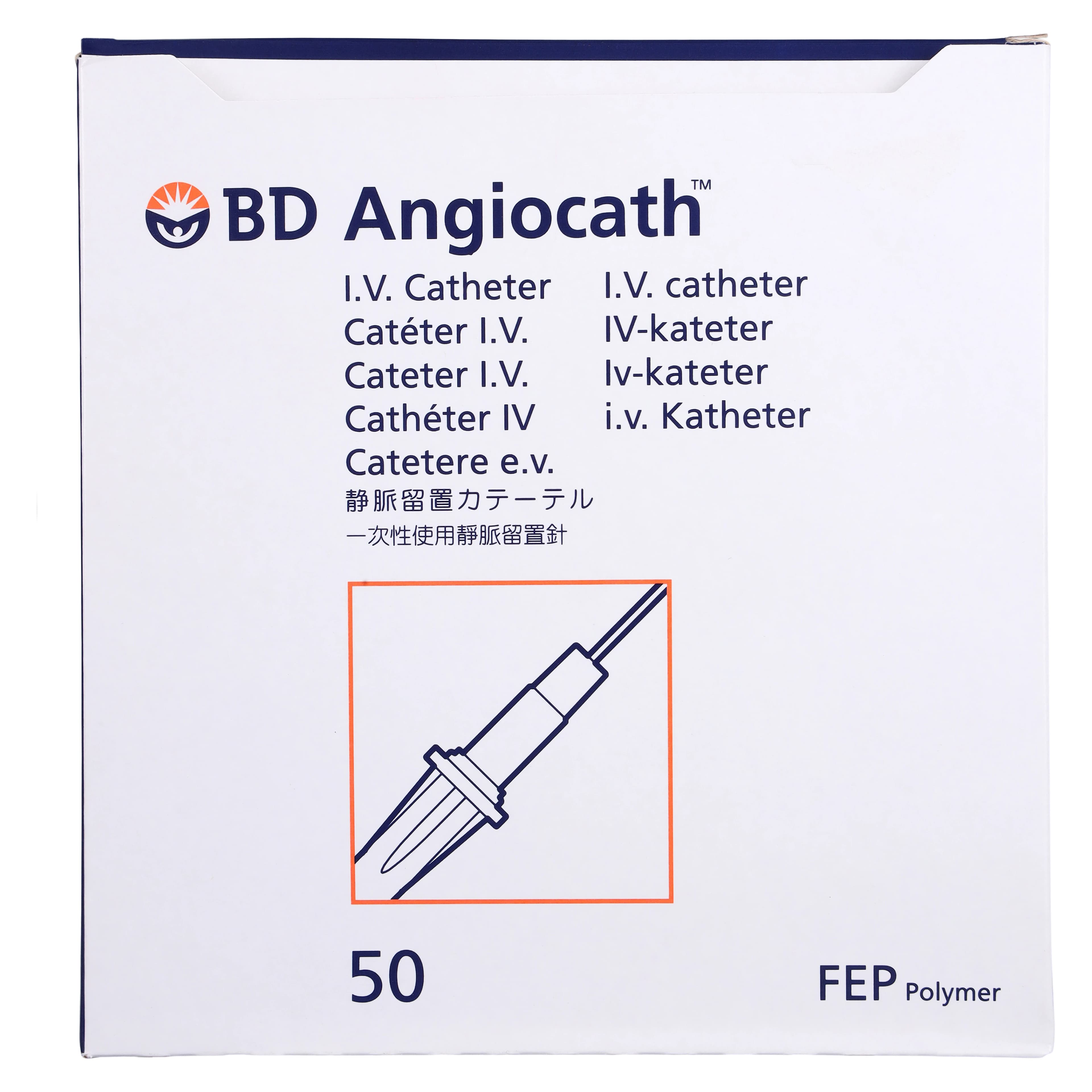 Angiocath Peripheral Venous Catheter, 20 Gauge, 1-7/8" Tapered Tip, Pink, Sterile, Latex-Free, Radiopaque, 50/Box thumbnail 4