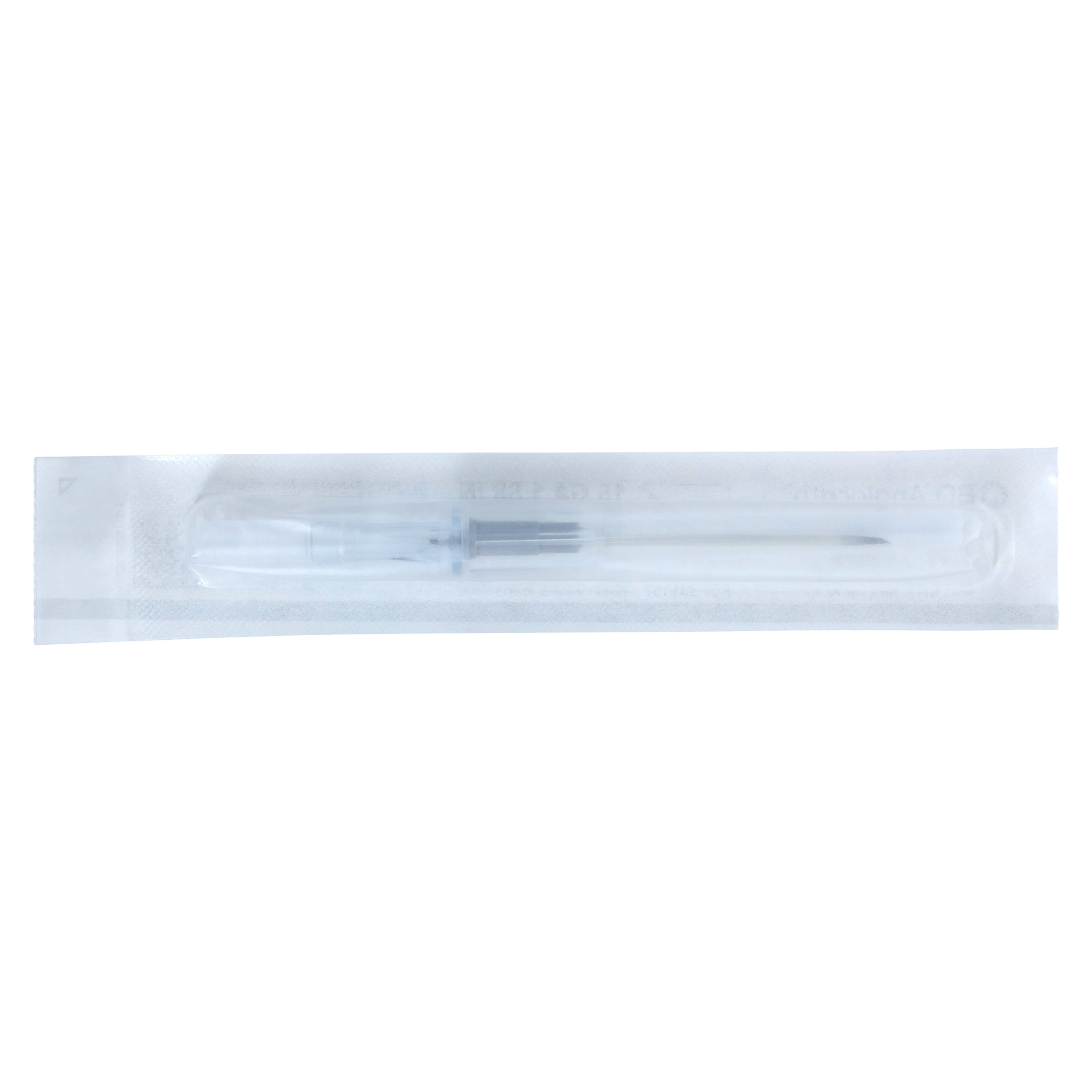 Angiocath Peripheral Venous Catheter with Syringe, 16 Gauge, 1-7/8" Tapered Tip, 2" Length, Gray, Sterile, Latex-Free, Radiopaque, 50/Box thumbnail 3
