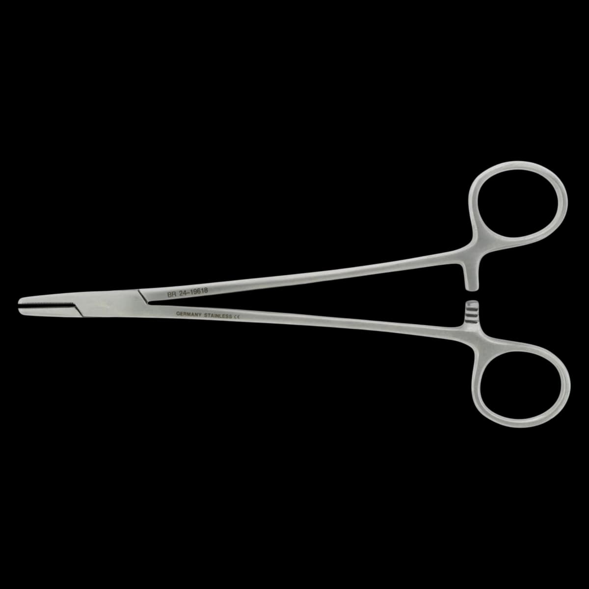 Brown Needle Holder, Serrated, 7" - Needle Holder Serrated - Image 1
