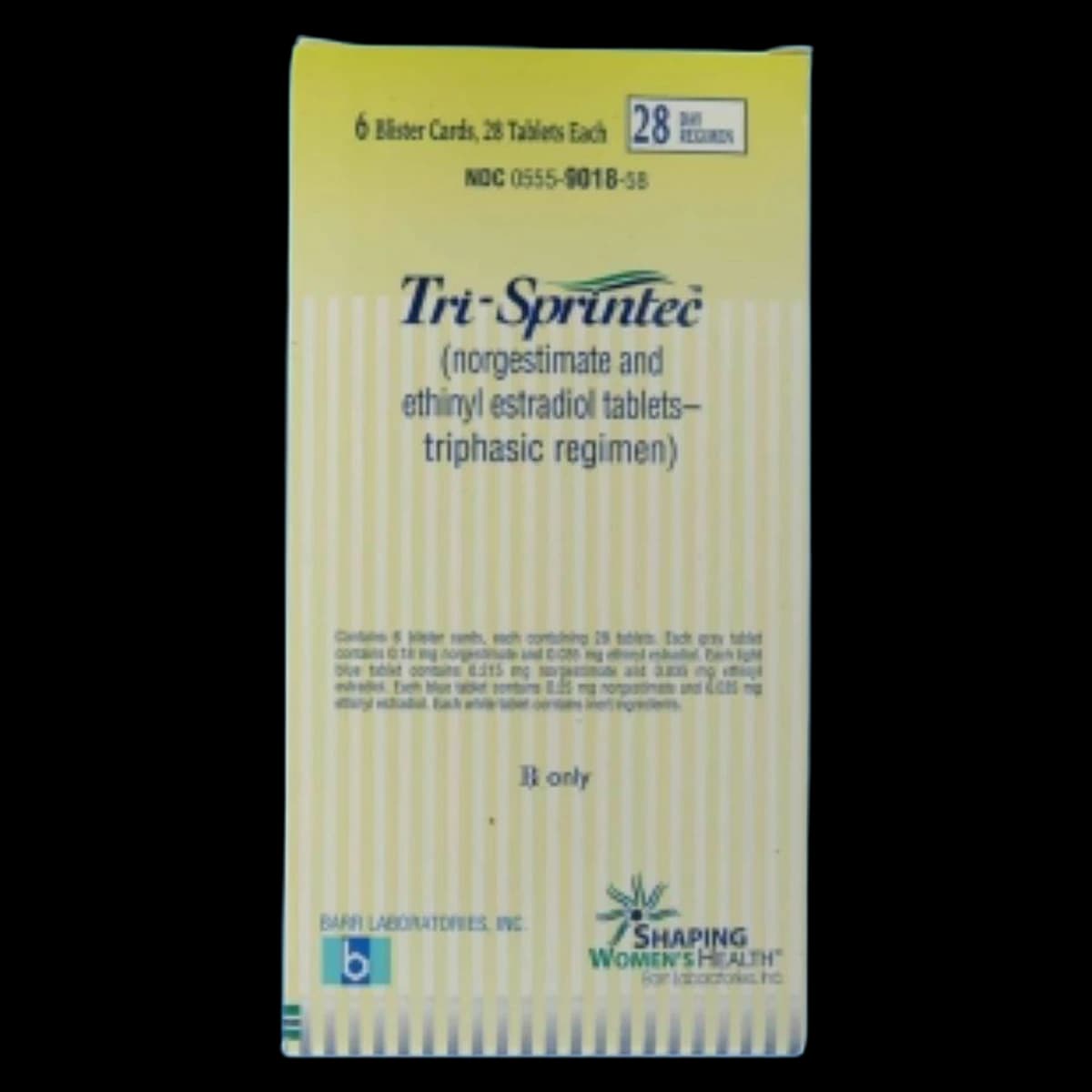 Tri-Sprintec (Norgestimate and Ethinyl Estradiol) Tablets, Triphasic Blister Pack - Norgestimate Ethinyl Estradiol - Image 1