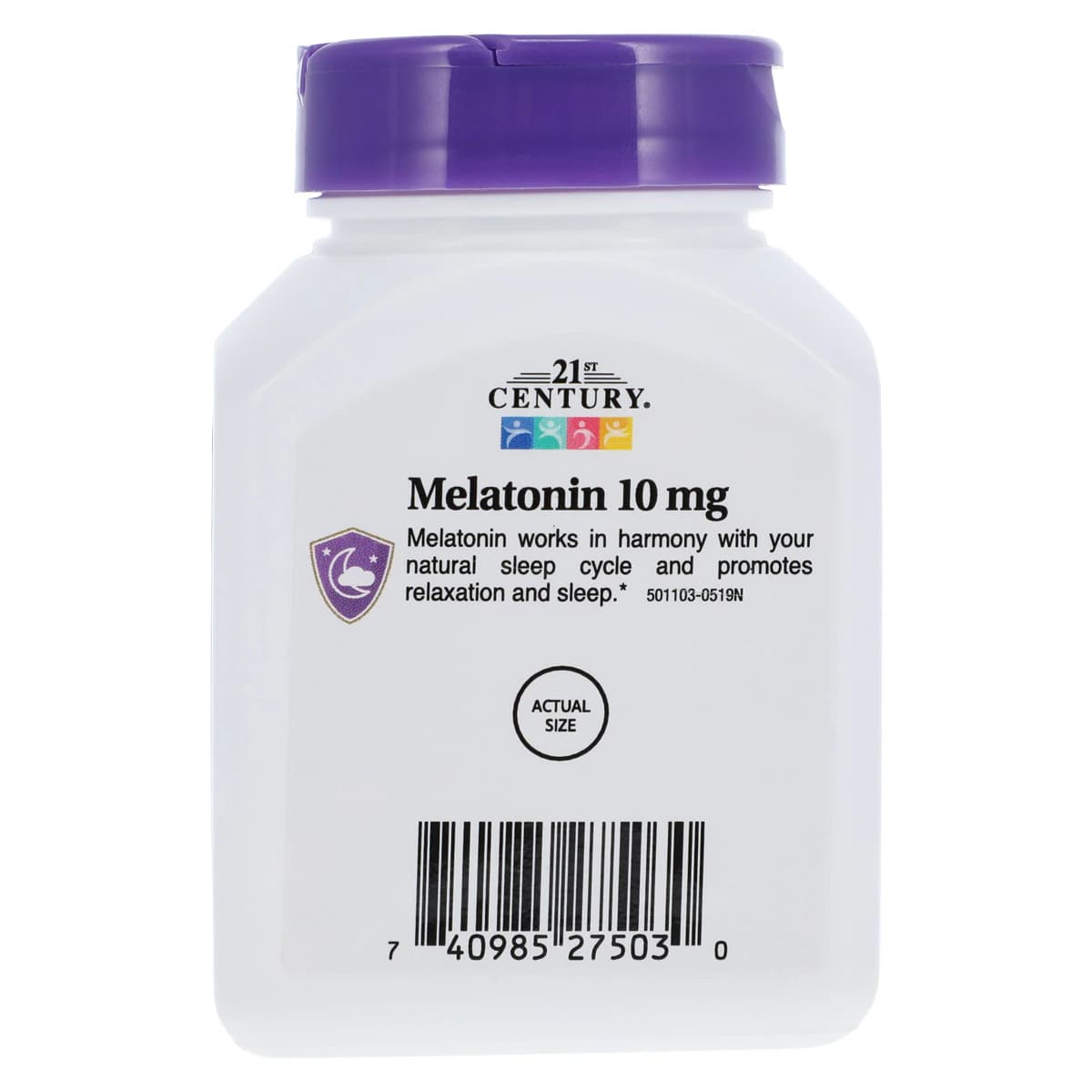 21st Century Healthcare Melatonin Quick Dissolve Tablets, 10 mg, Cherry Flavor, 120 Count thumbnail 2