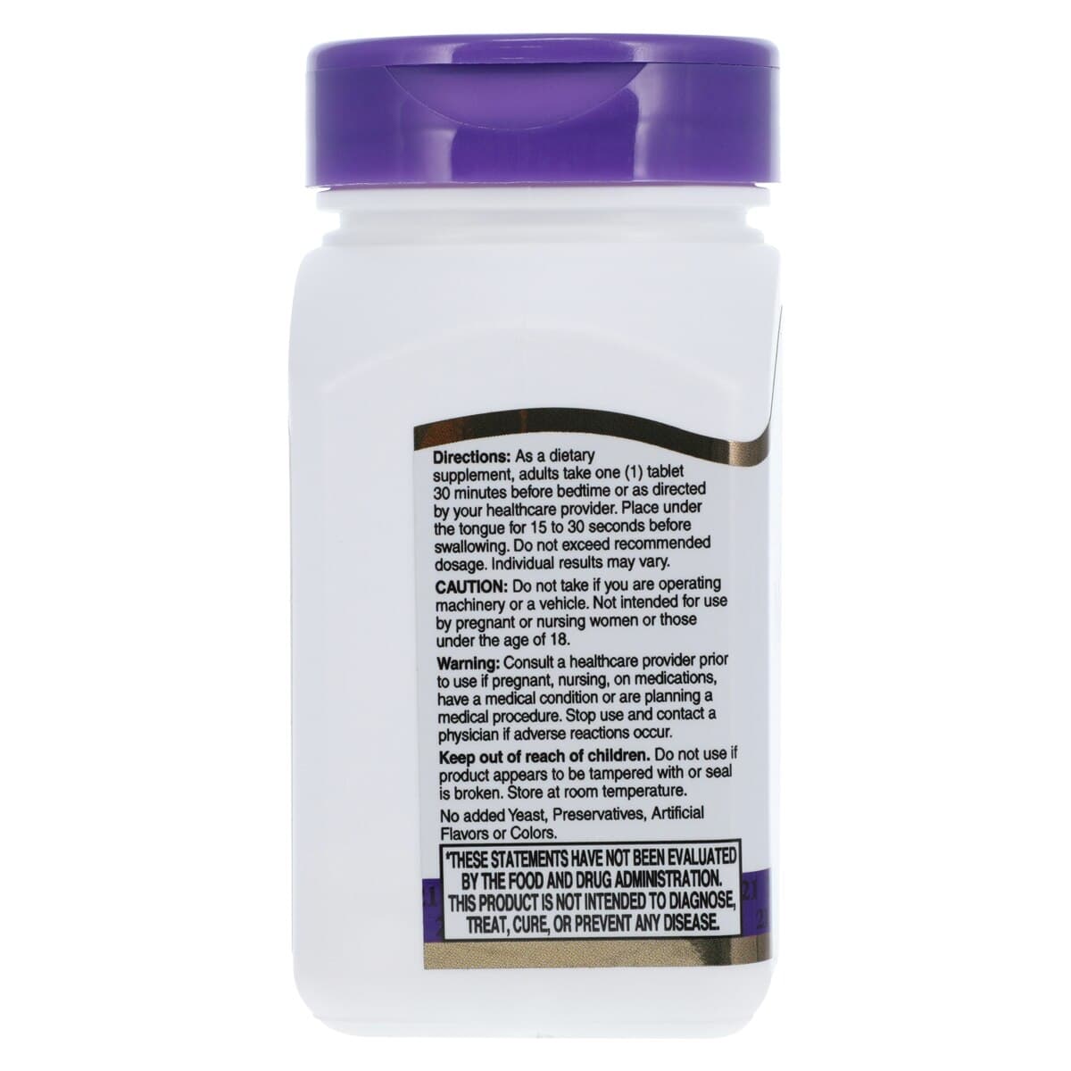 21st Century Healthcare Melatonin Quick Dissolve Tablets, 10 mg, Cherry Flavor, 120 Count thumbnail 3