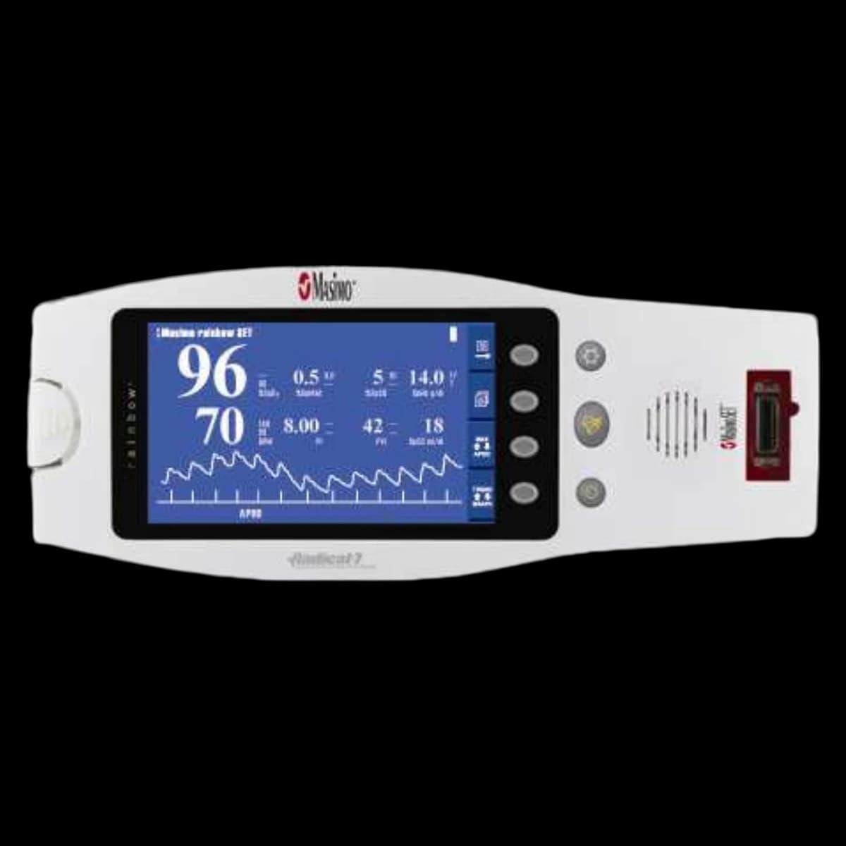 Masimo Pulse Oximeter, Blue Screen - Oximeter Pls Blue Screen - Image 1