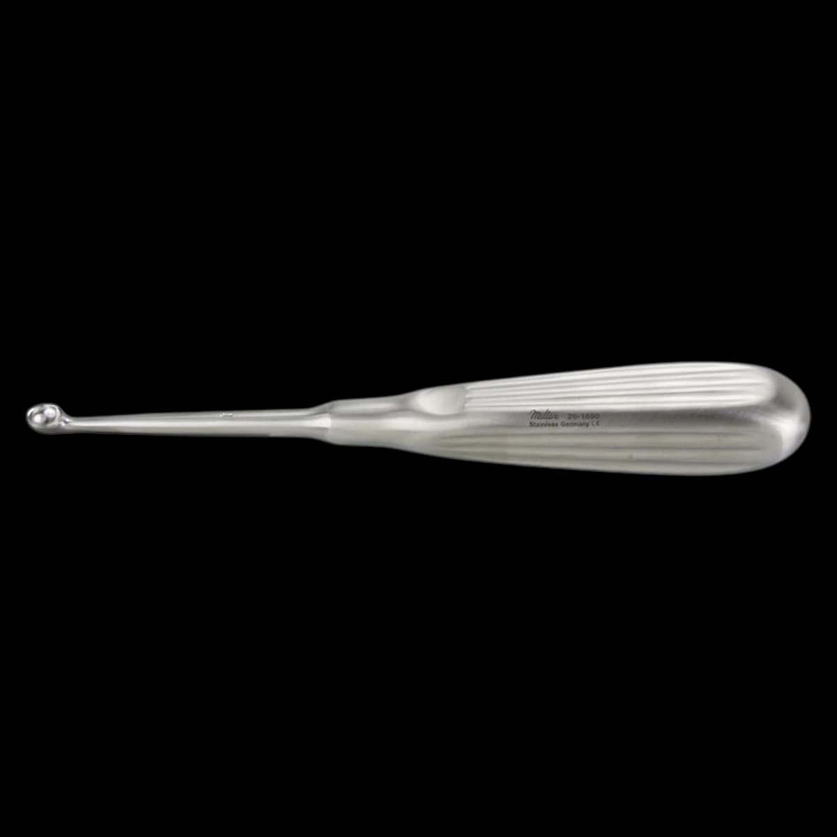 Miltex Bruns Bone Curette, Size 2, 8.3mm, Each - Curette Bone Brun - Image 1
