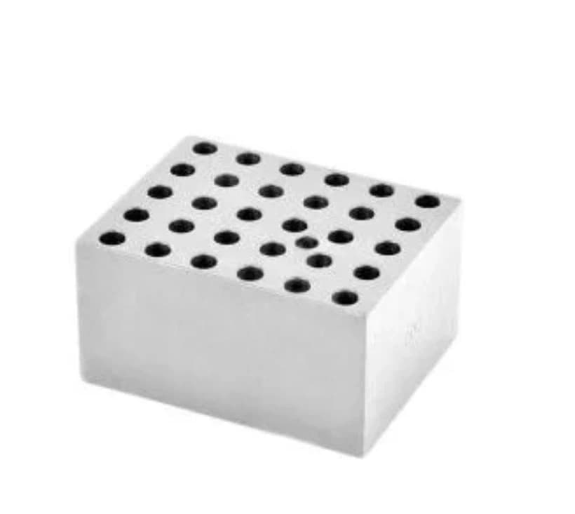 VWR Scientific Heating Tube Block, 20-Place, for 1.5 mL Standard Test Tubes - Tube Block Heating 20Pl Tpr - Image 1