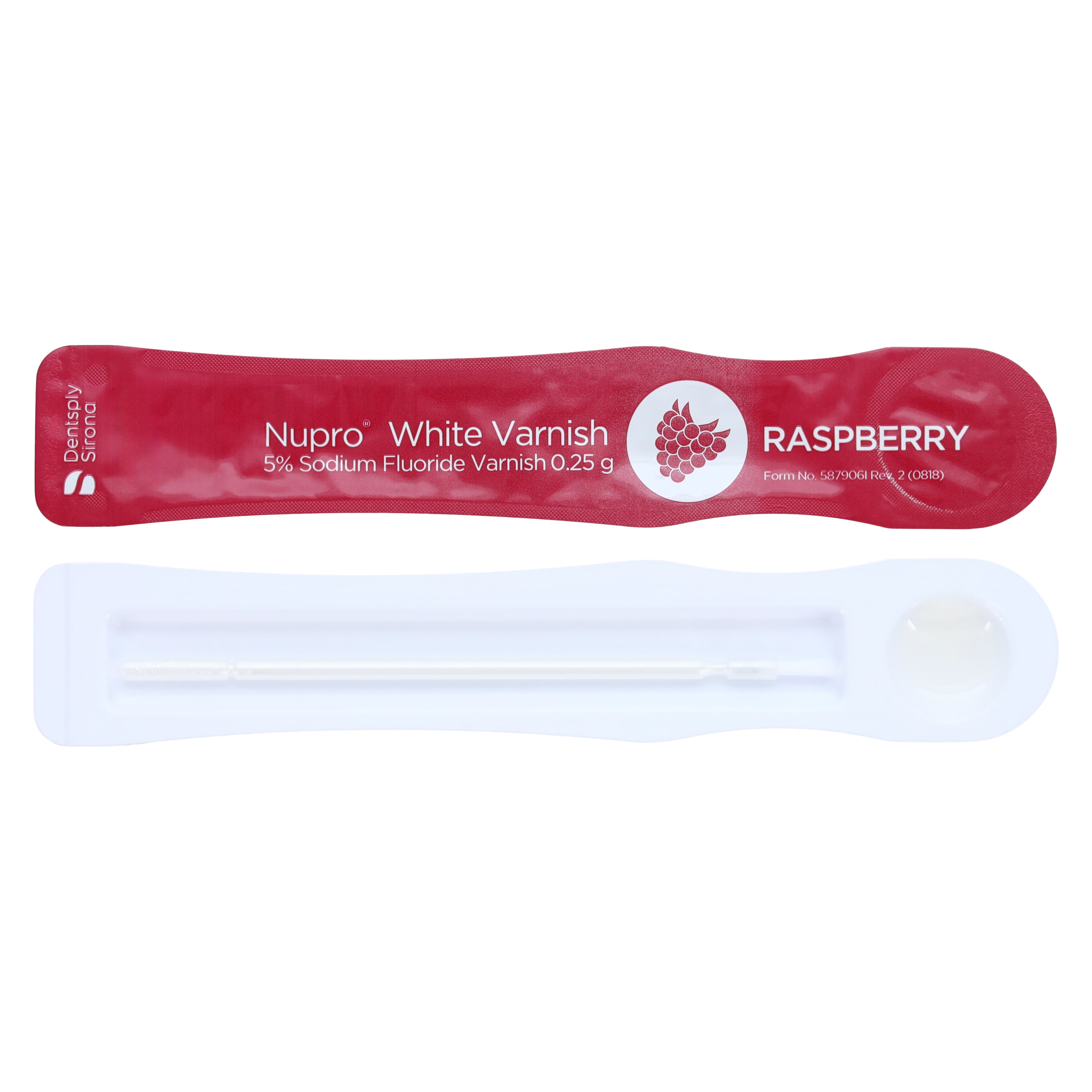 NUPRO® White Varnish Easy Application Package, 5% Sodium Fluoride, Raspberry, 0.25 g, 50/Box, 130325 thumbnail 2