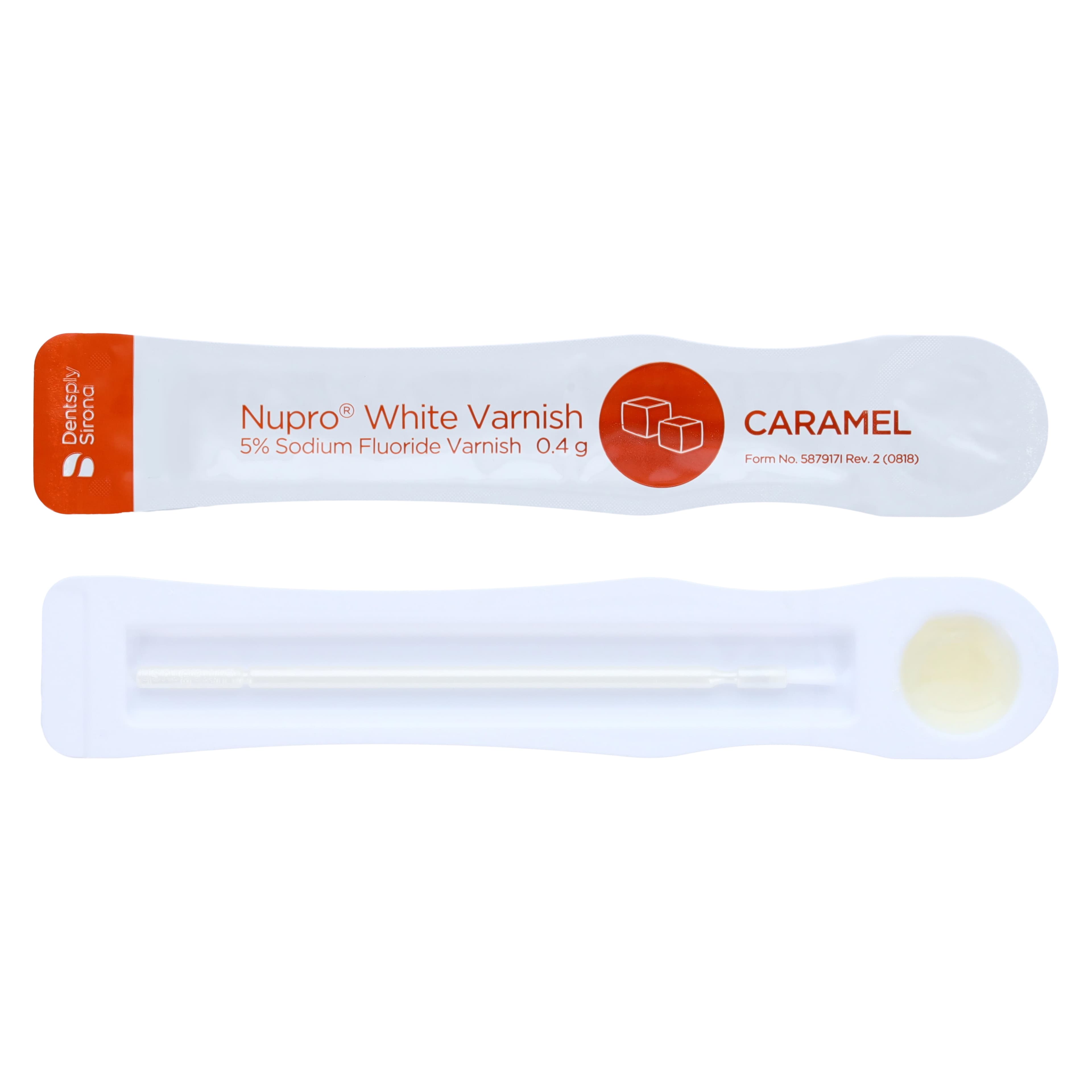 NUPRO White Varnish 5% Sodium Fluoride, Caramel, 0.4 g Easy Application Packs, 50/Box, 130316 thumbnail 2