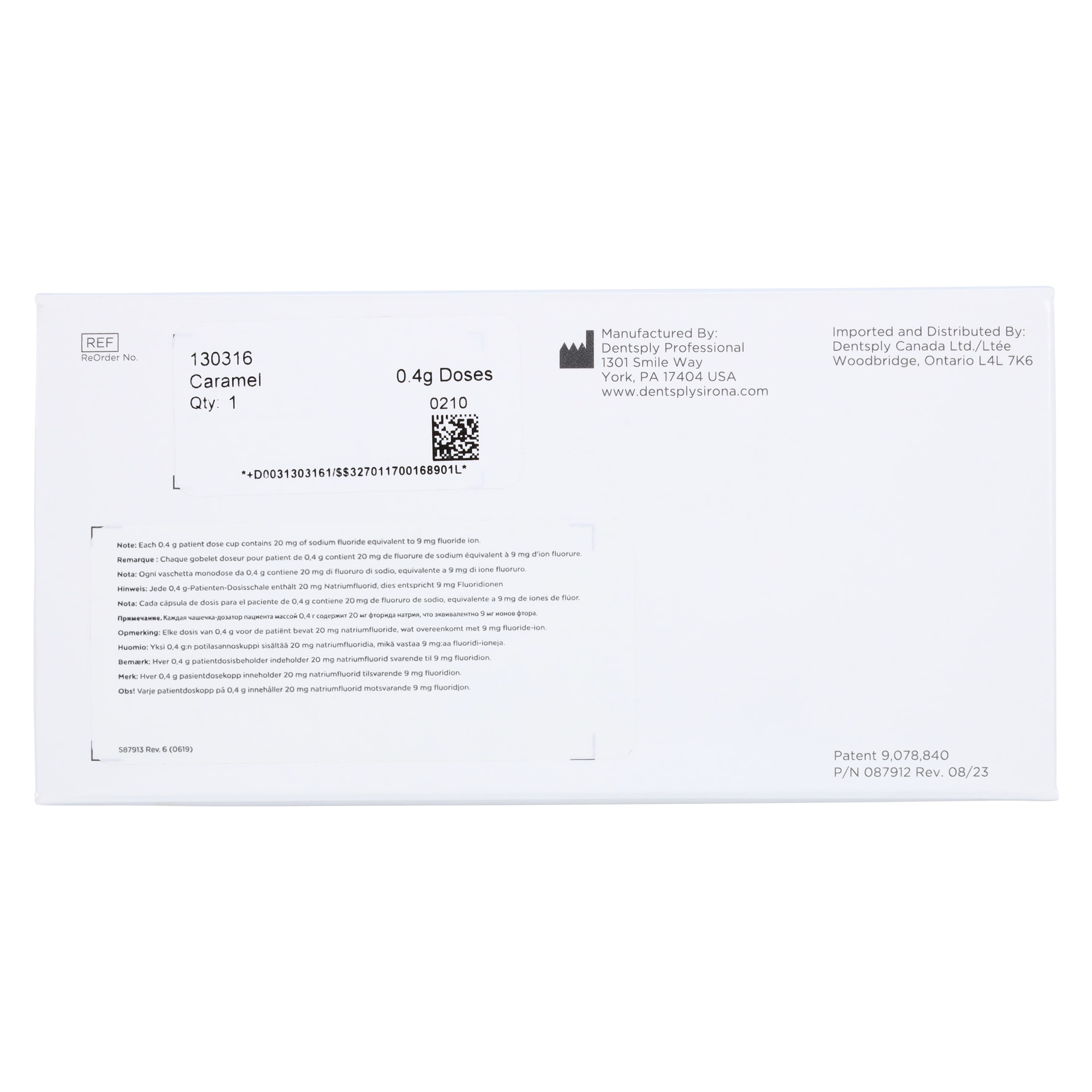 NUPRO White Varnish 5% Sodium Fluoride, Caramel, 0.4 g Easy Application Packs, 50/Box, 130316 thumbnail 3