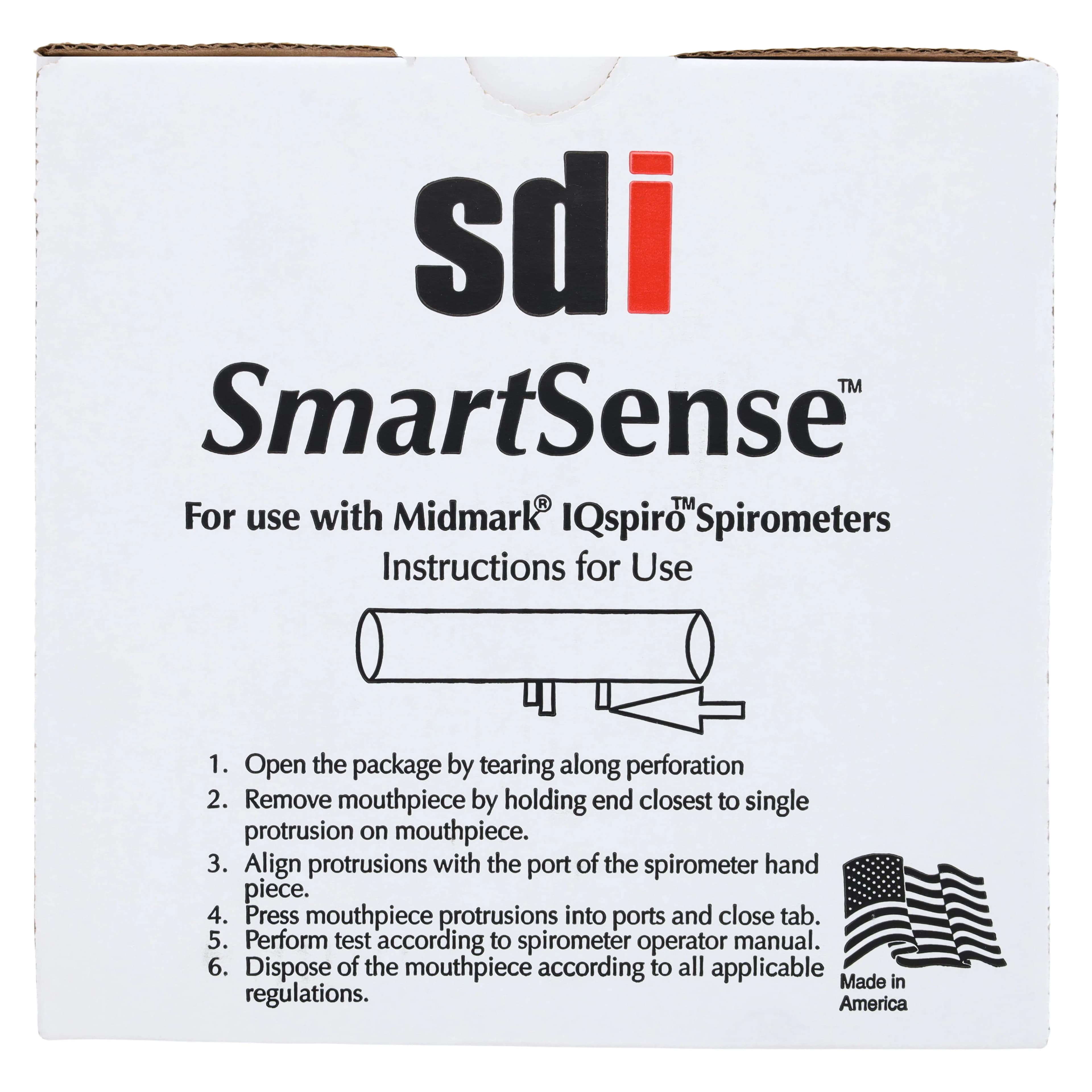 SDI Diagnostics IQSpiro Spirometer Mouthpiece, 100/Case thumbnail 4