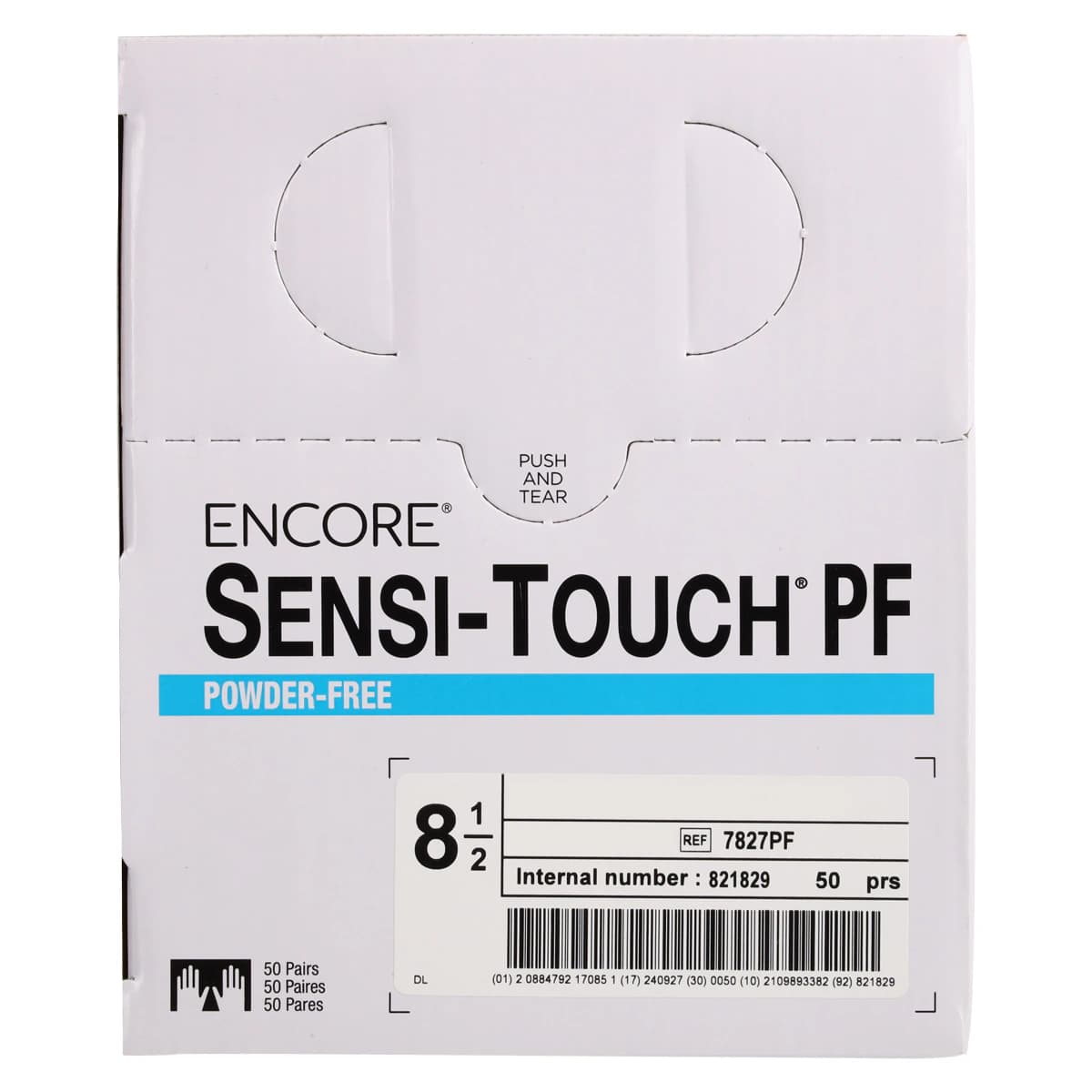 Encore® Sensi-Touch Powder-Free Latex Surgical Gloves, Sterile, Size 8.5, 50 Pairs/Box (100 Gloves) thumbnail 7