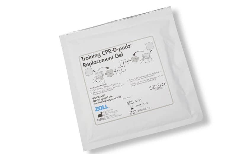 Zoll Medical Replacement CPR-D-padz Training Electrode Gels, 5 per Box - Replacement CPR-D-padz Training Electrode Gels Box of 5 - Image 1