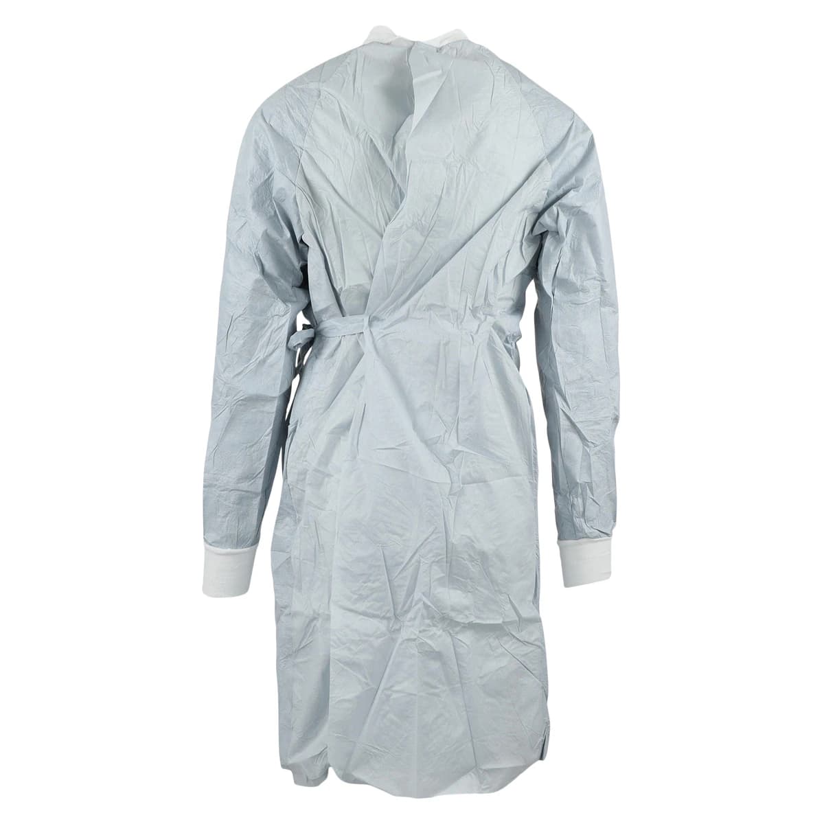 O & M Halyard Disposable Surgical Gown, AAMI Level 4, Standard/2X Large, Chrome, Sterile, Hook & Loop Neck, Raglan Sleeves, 28/Case thumbnail 3