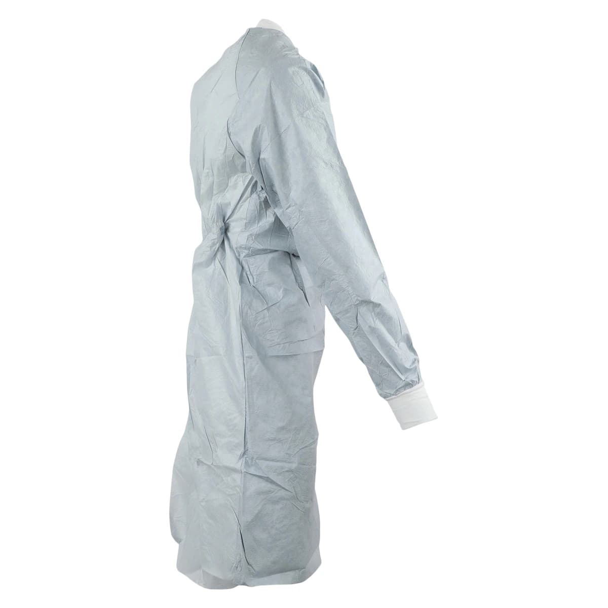 O & M Halyard Disposable Surgical Gown, AAMI Level 4, Standard/2X Large, Chrome, Sterile, Hook & Loop Neck, Raglan Sleeves, 28/Case thumbnail 2