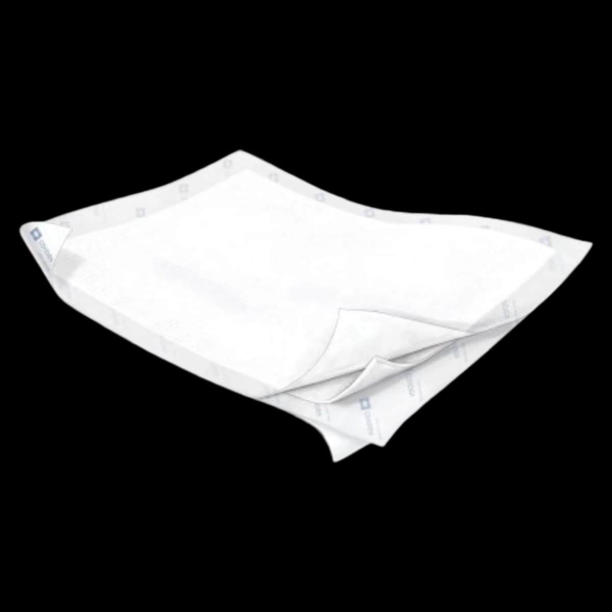 Cardinal Health Wings Premium Incontinence Underpad, Unisex, 23" x 36", Maximum Absorbency, White, 72/Case - Quilted Underpad MVP Maximum - Image 1