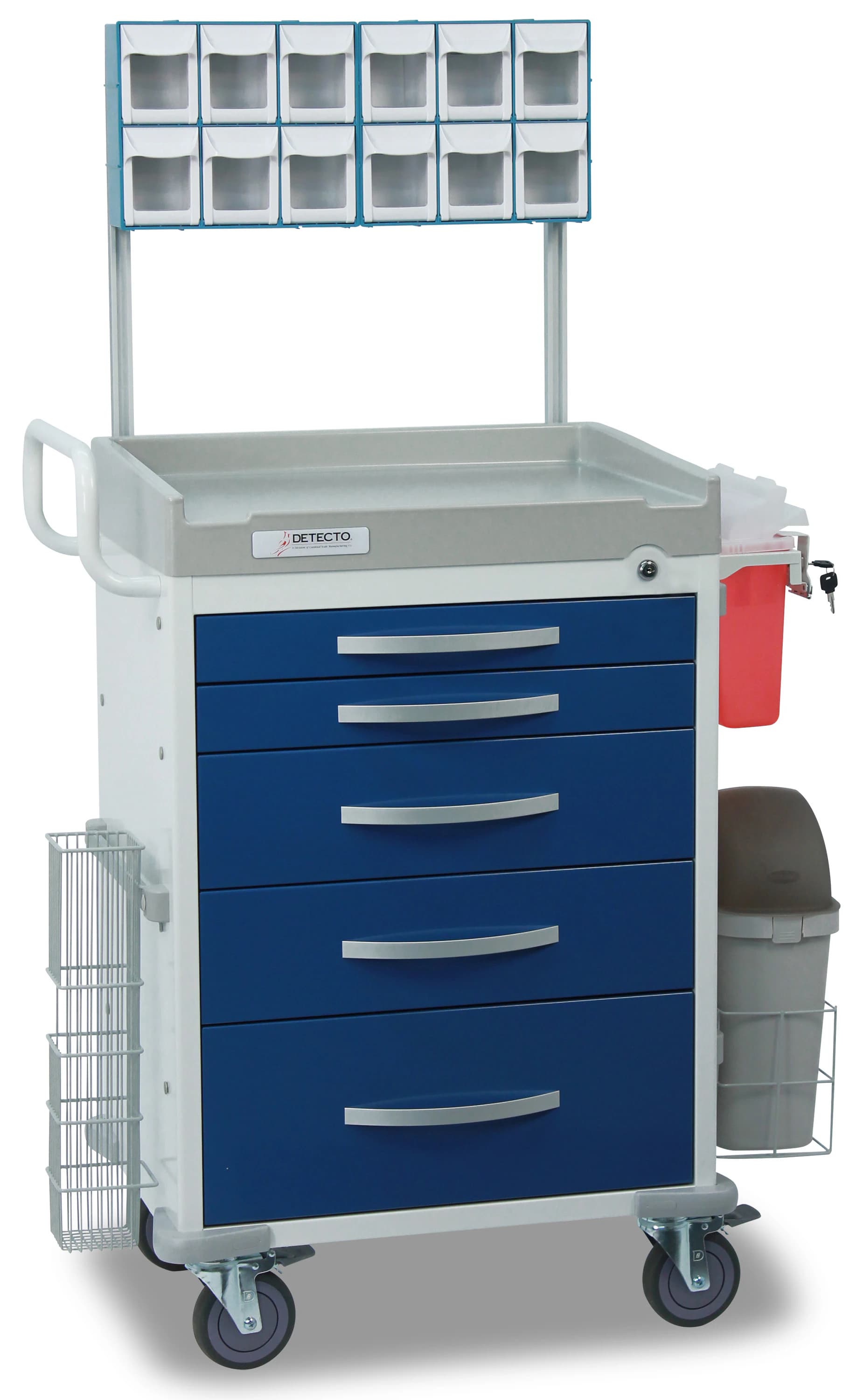 Detecto Anesthesia Cart, 5 Drawer thumbnail 2