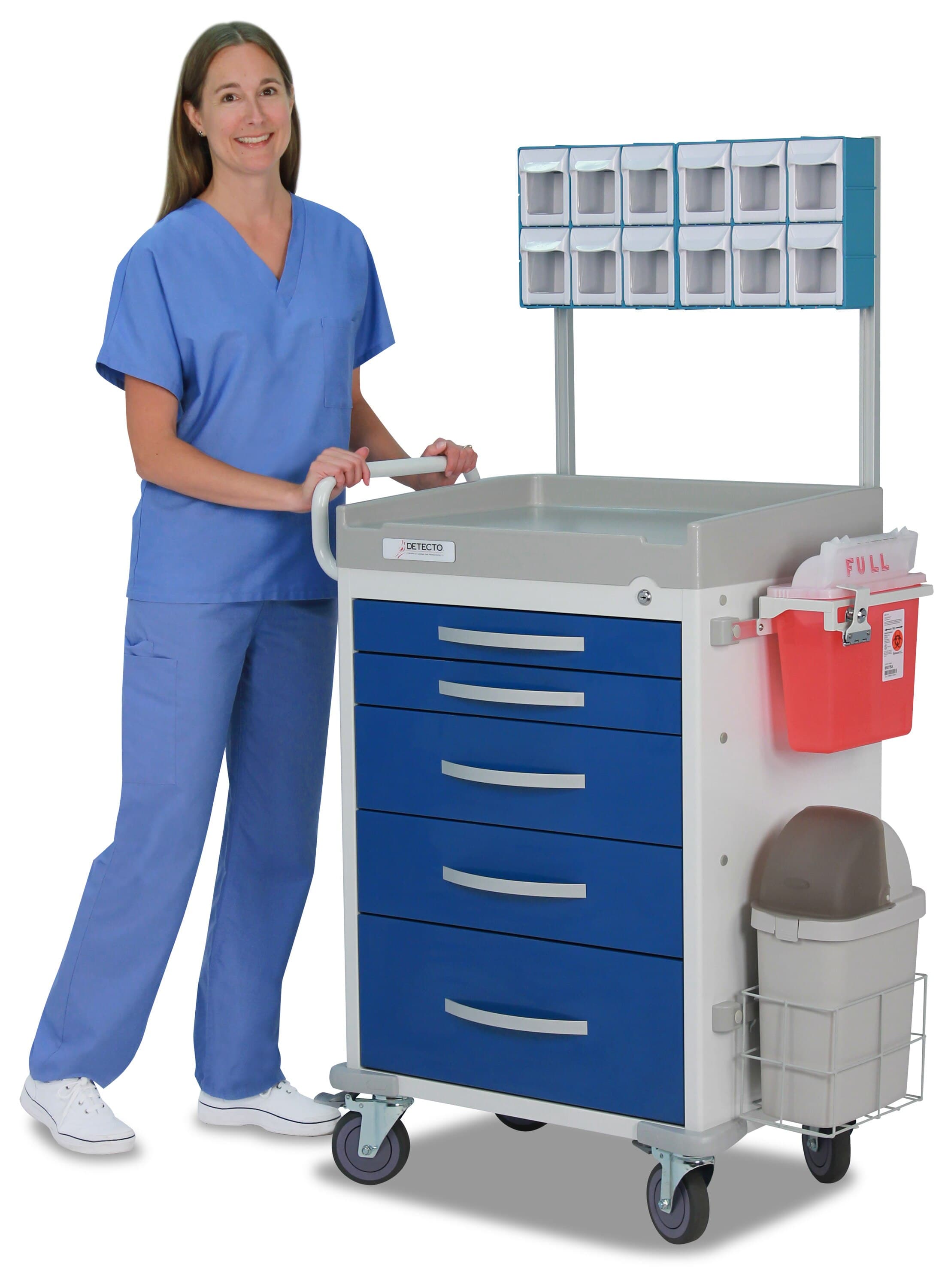 Detecto Anesthesia Cart, 5 Drawer thumbnail 3