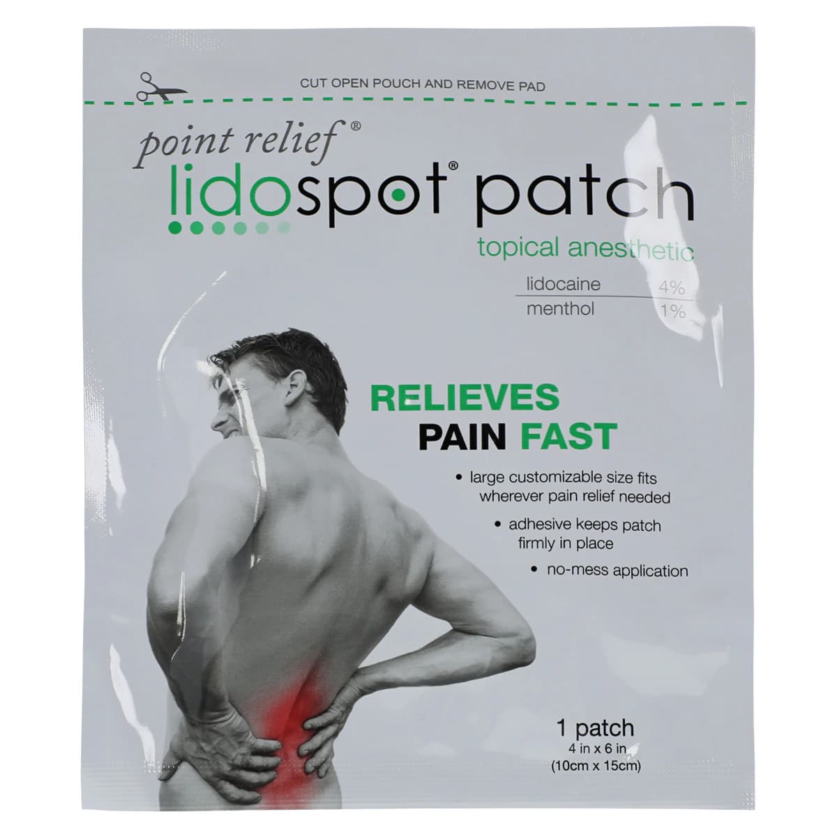Point Relief LidoSpot Pain Relieving Patch, 4x6", 20/Package thumbnail 3