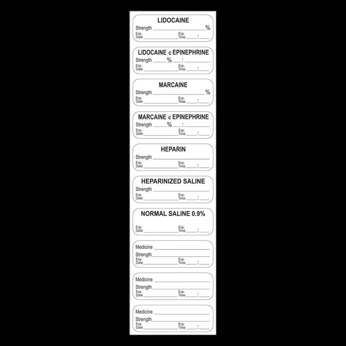 Precision Dynamics Sterile Labels, White, 1-1/2" x 1/2", 100/Package - Label Sterile 1-1/2x1/2" - Image 1