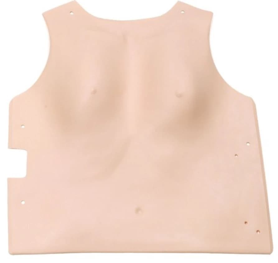 Laerdal Resusci Anne Manikin Outer Chest Skin Cover - Cover Chest Out f/Resusci Anne - Image 1
